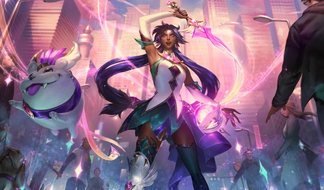 Nilah's Star Guardian skin in League of Legends