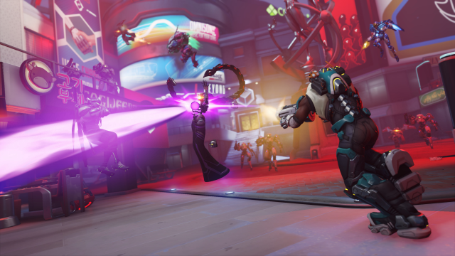 A screenshot of Overwatch 2 PvE gameplay.