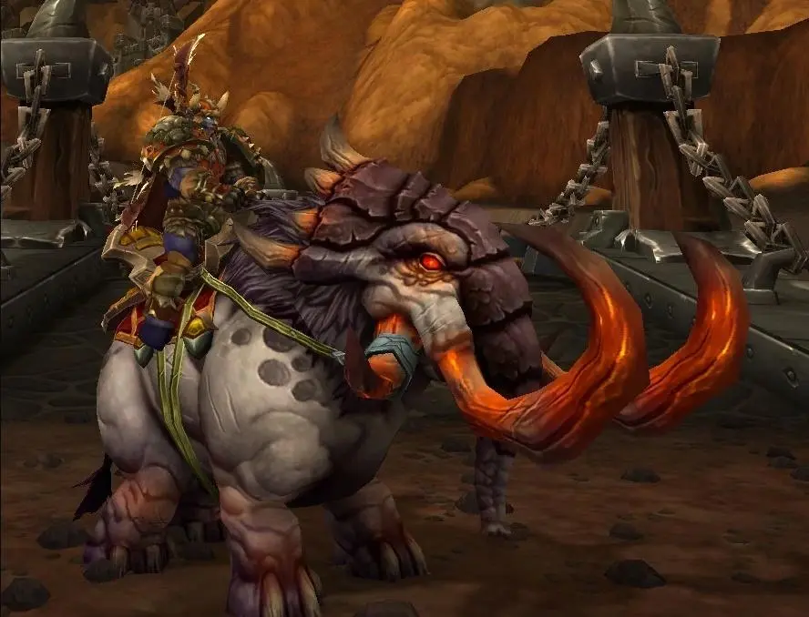Photo of Beastlord's Irontusk mount in Wow