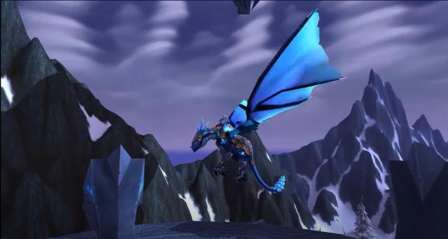 Photo of Blue Drake mount from World of Warcraft