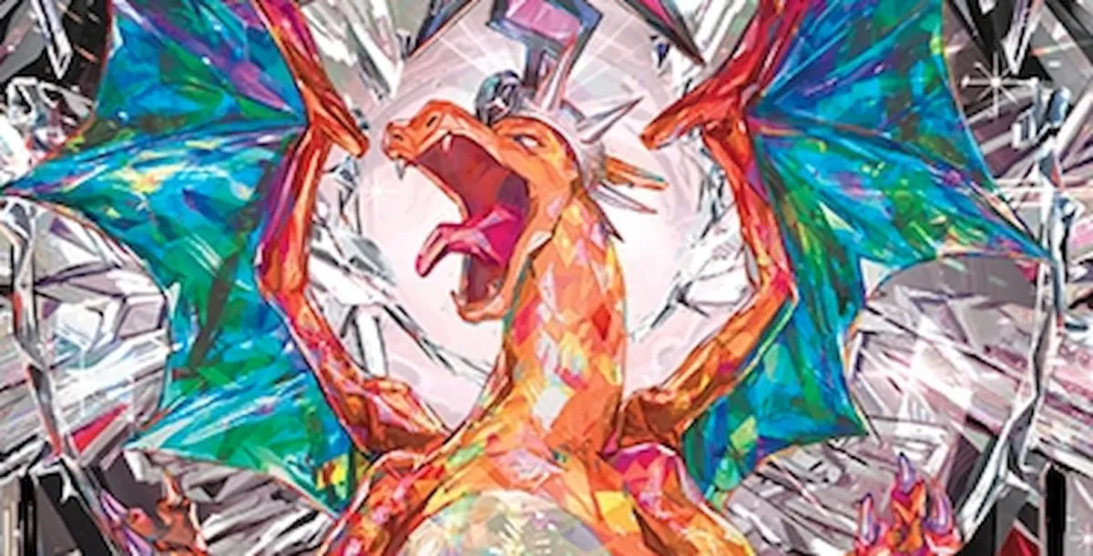 Alternative art of Charizard ex with Darkness from Pokémon Scarlet & Violet Obsidian Flames
