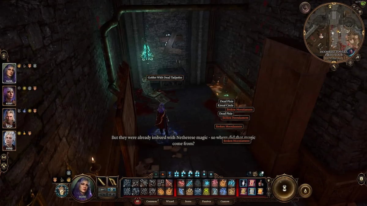 Guía BG3 del rompecabezas de la habitación de Balthazar: cómo abrir la estantería en Baldur's Gate 3