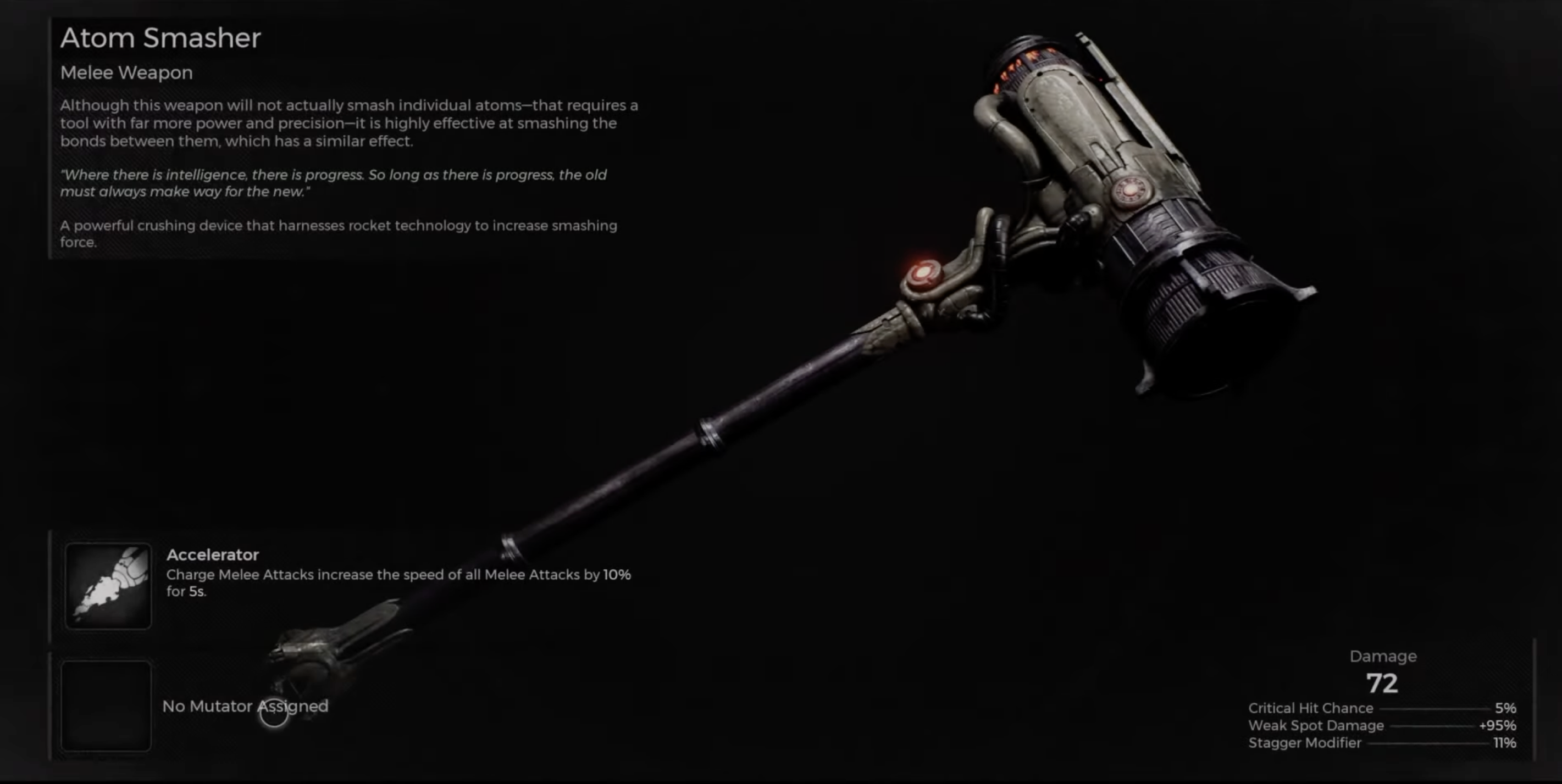 Remnant 2 Best Melee Weapons