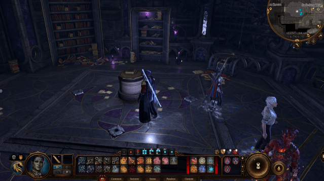 Image displays the Nightsong Puzzle room in Baldur's Gate 3.