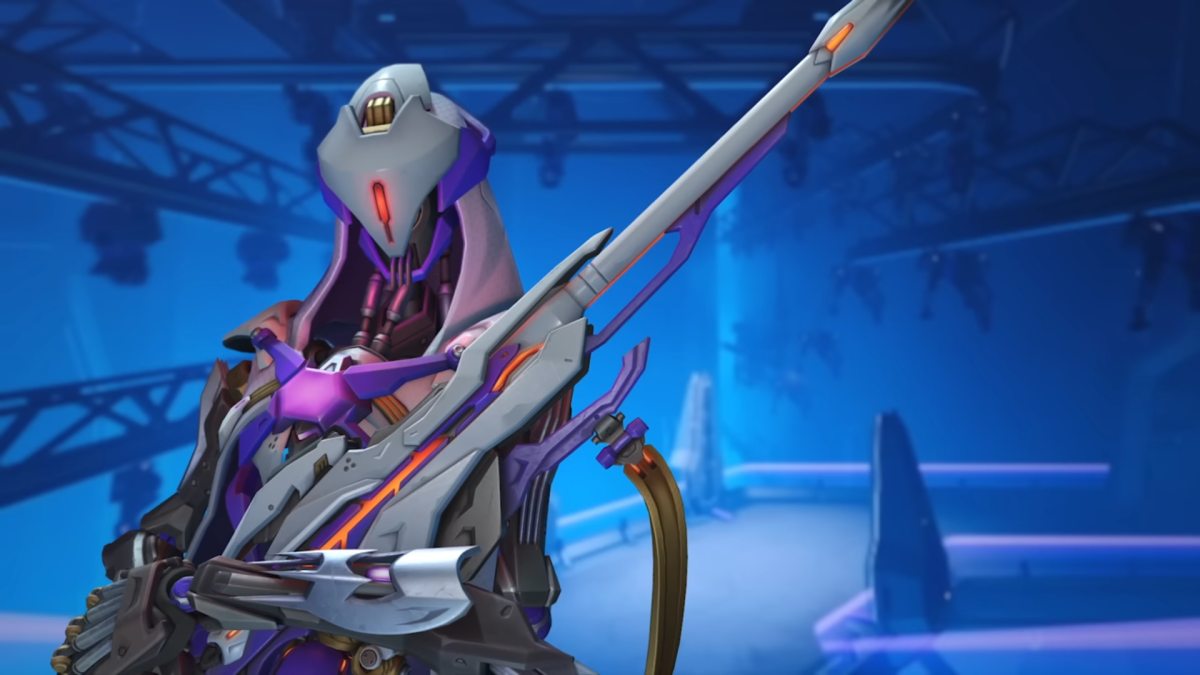 Mythic Null Sector Ana skin in Overwatch 2