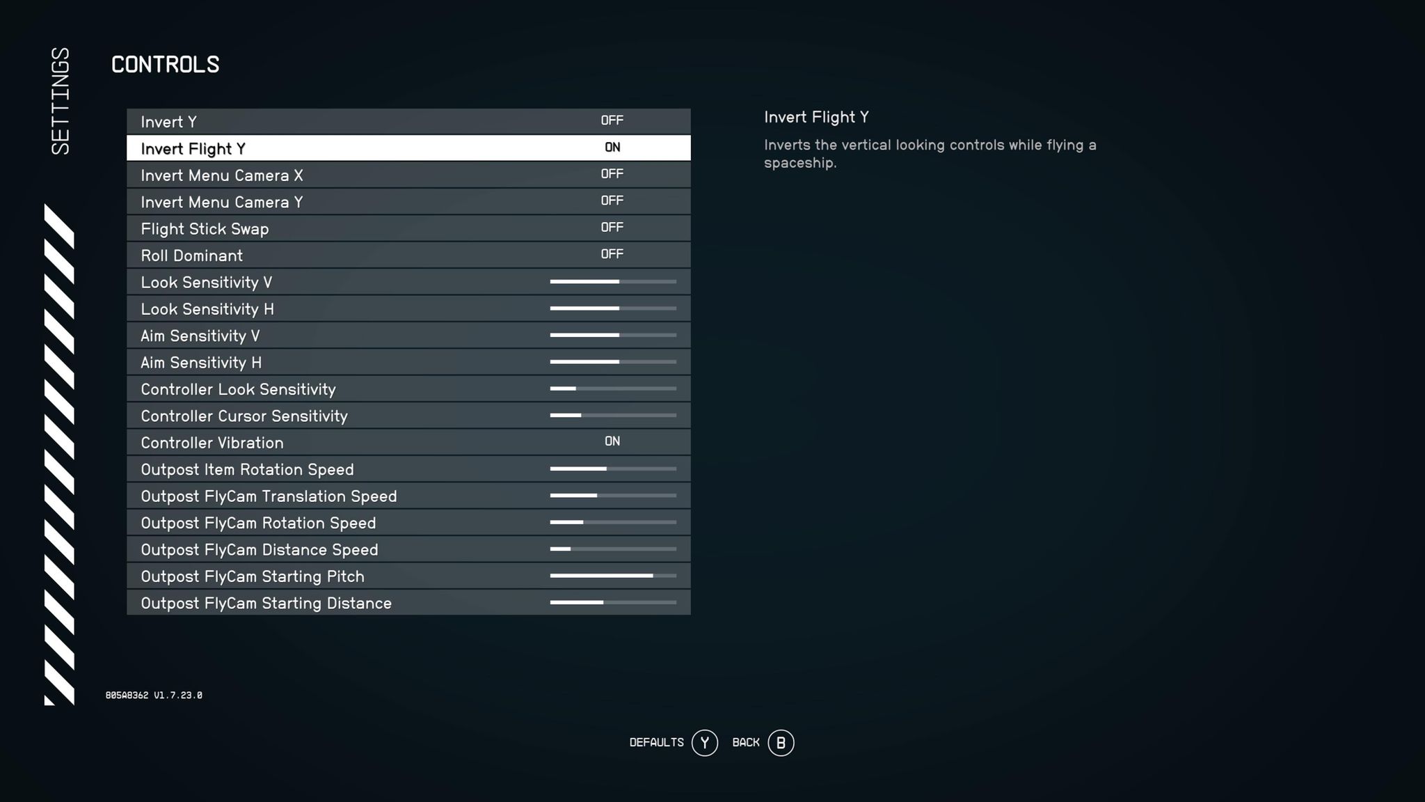 Best Starfield controller settings