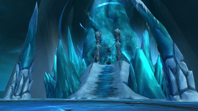 The Frozen Throne in World of Warcraft, home of the Lich King.