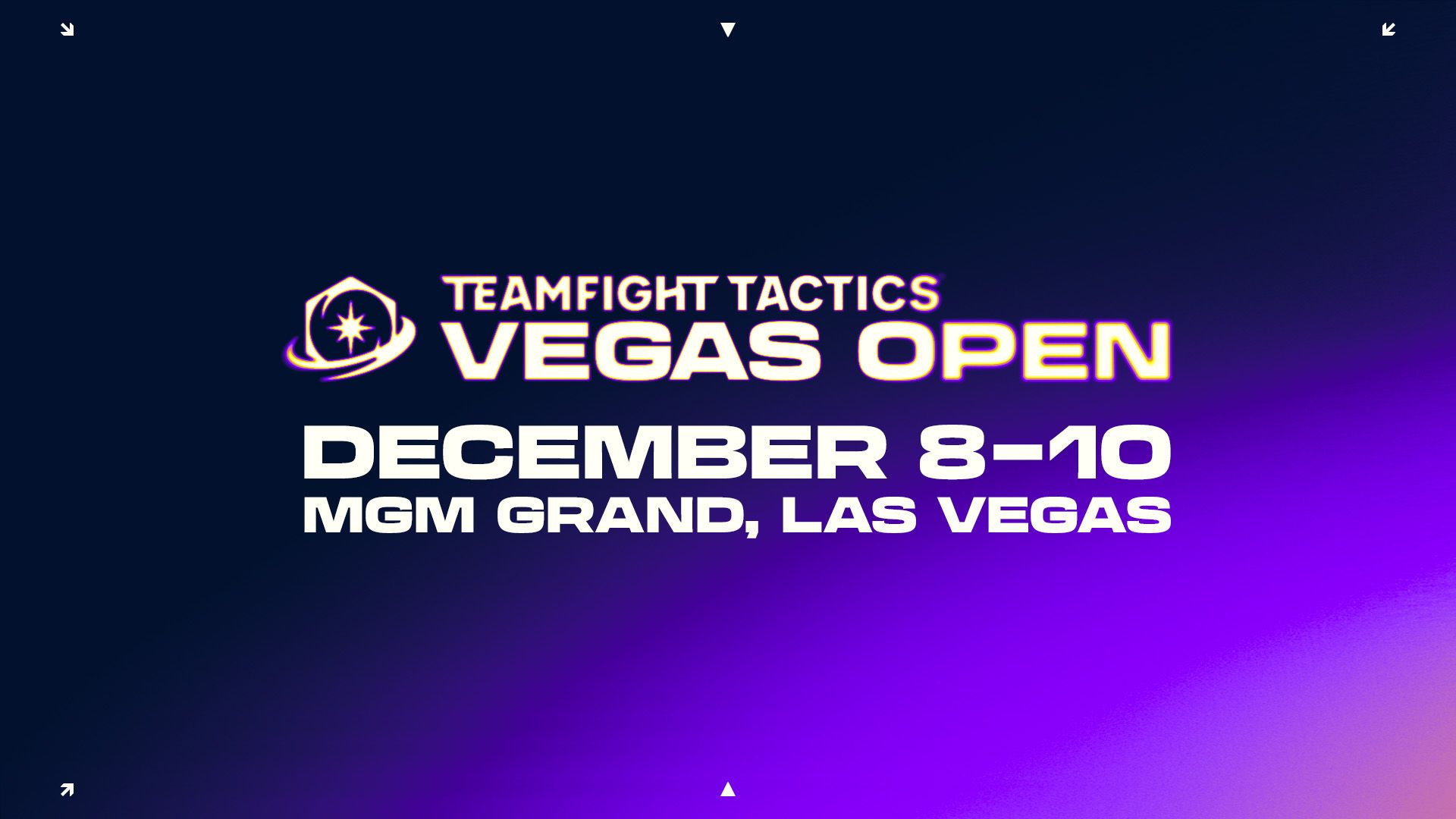 Image of TFT Vegas Open tournament dates in Las Vegas