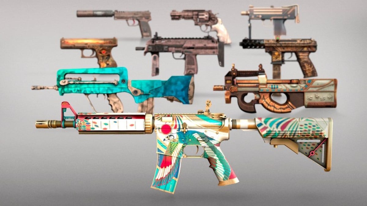The Anubis Collection of skins in Counter Strike: Global Offensive, or CS:GO