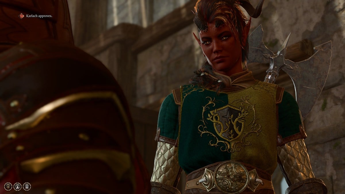 The companion Karlach in Baldur's Gate 3.