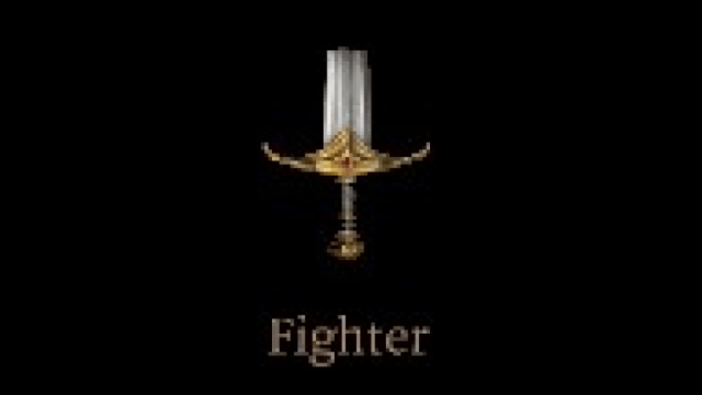 A Symbol for the Fighter Class in Baldur's Gate 3.