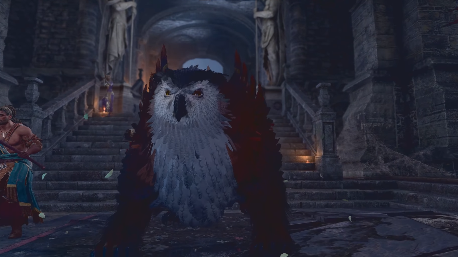 The owlbear in Baldur's Gate.