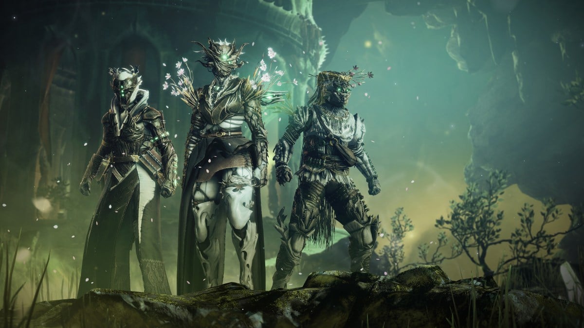 An image of three Guardians wearing Destiny 2's season 22 armor.