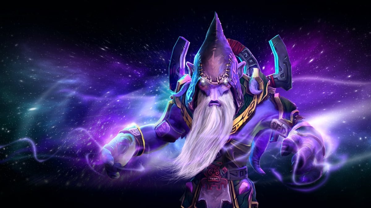 Dark Seer immersing himself in an Ion Shell in Dota 2.