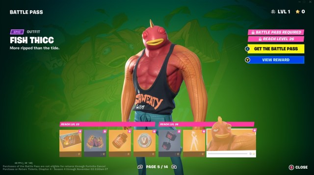 Every Fortnite Chapter 4, season 4 cosmetic item: Battle pass skins ...