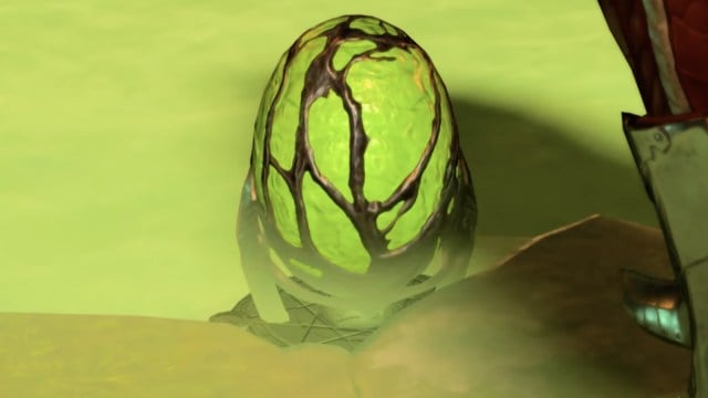 A Baldur's Gate 3 character approaching the Githyanki Egg.