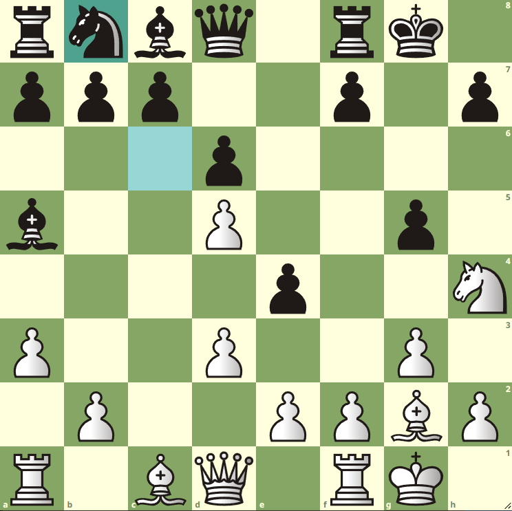 Nakamura-Pragg tiebreaker game 1 position after move 11.