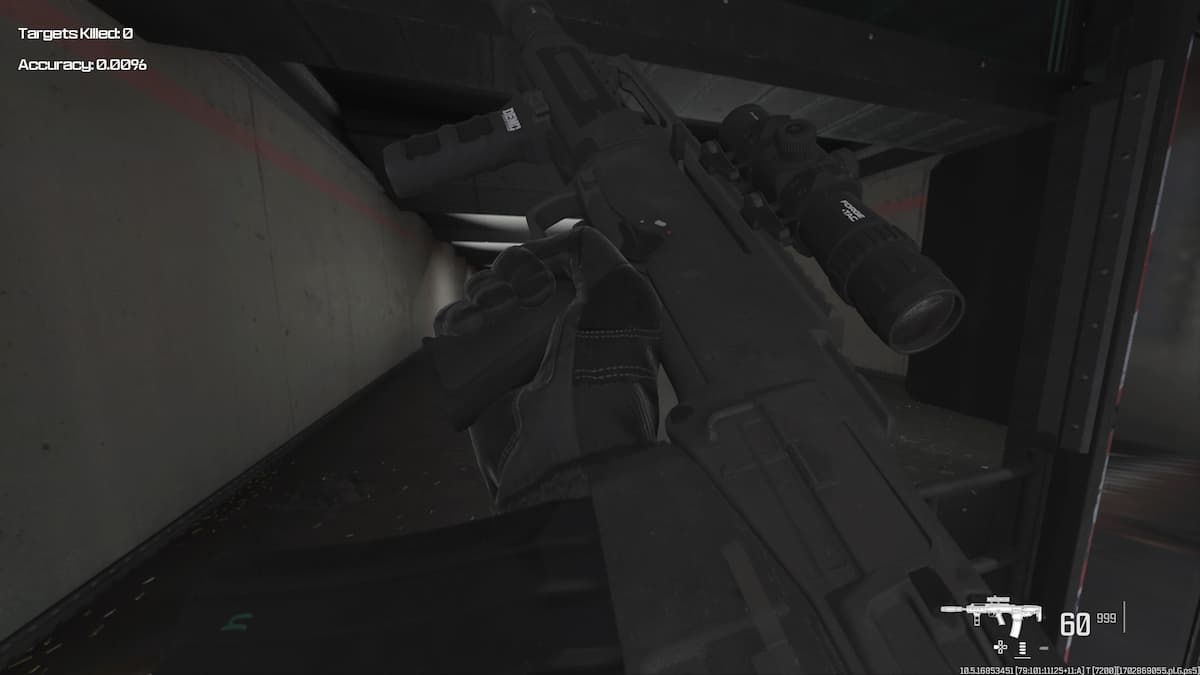 A screenshot of the Tempus Razorback AR in MW3 Warzone.