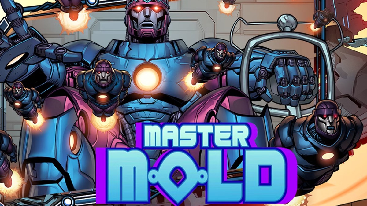 master mold sitting on a throne with his hands outstretched