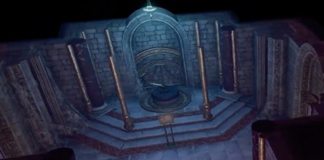 The lever that unlocks the Elminster Vault in Baldur's Gate 3.