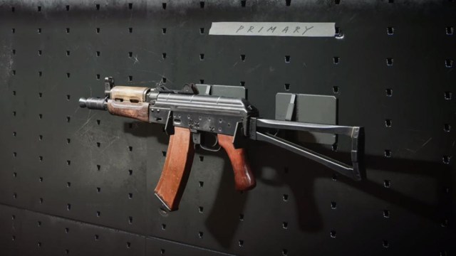 A close-up of the AK47u in CoD Black Ops Cold Wars