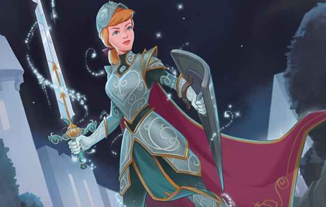 Image of Cinderella knight through Disney Lorcana Cinderella Stouthearted