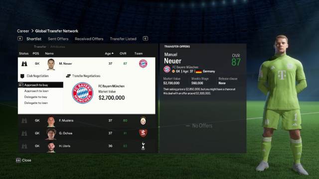 Image showing Manuel Neuer in EA FC 24
