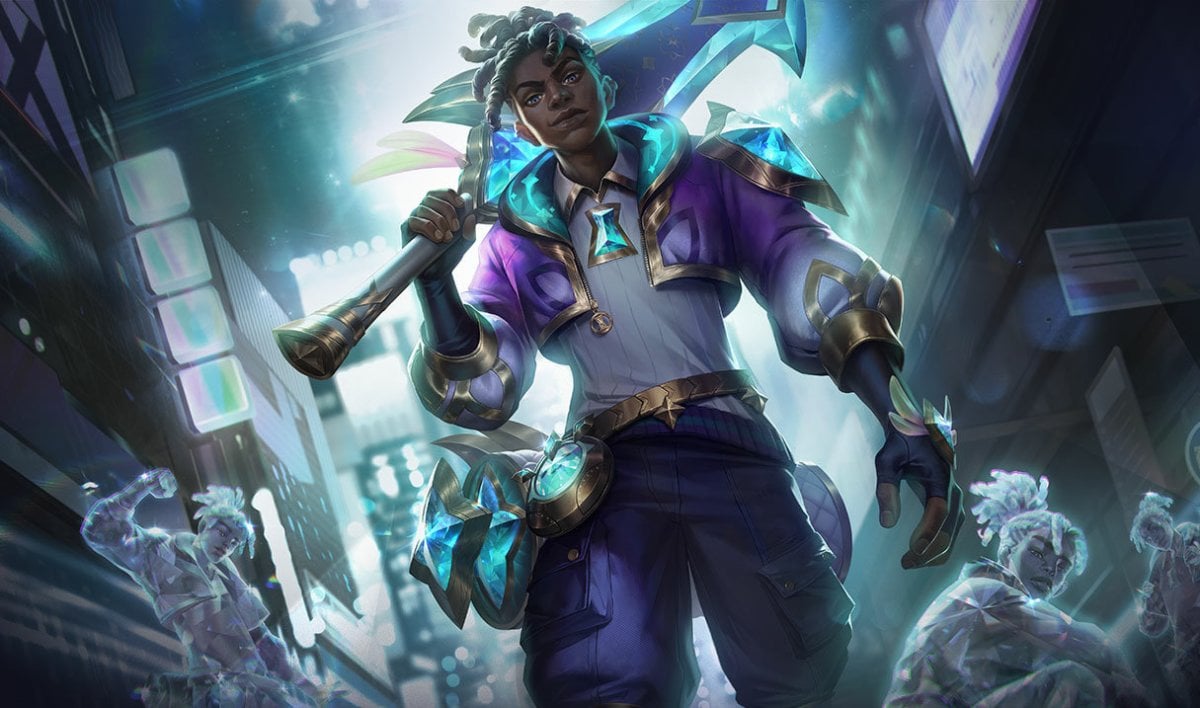 Prestige Star Guardian Ekko with blue tinged gear