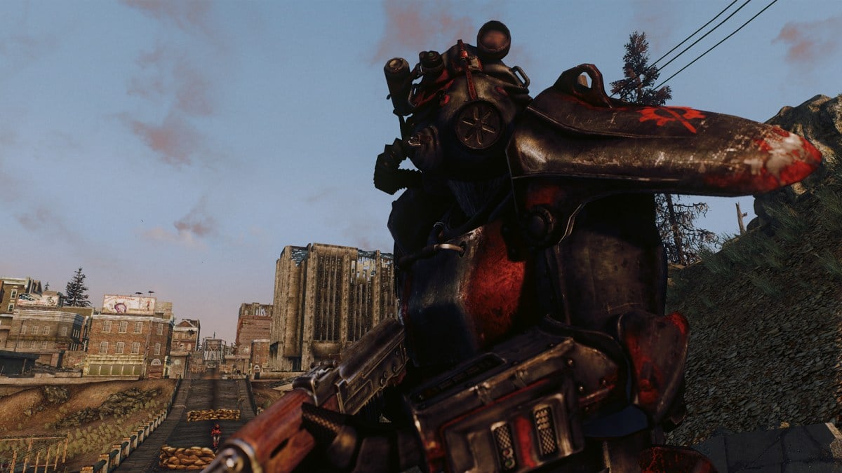 Fallout 3 character facing the camera