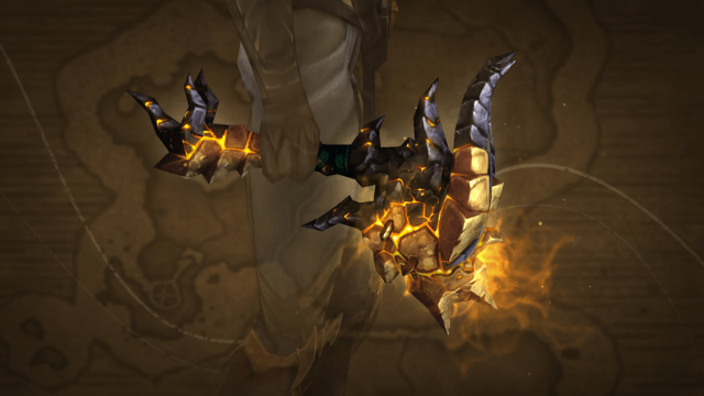 WoW character holding Gilded Drakkonid Morningstar