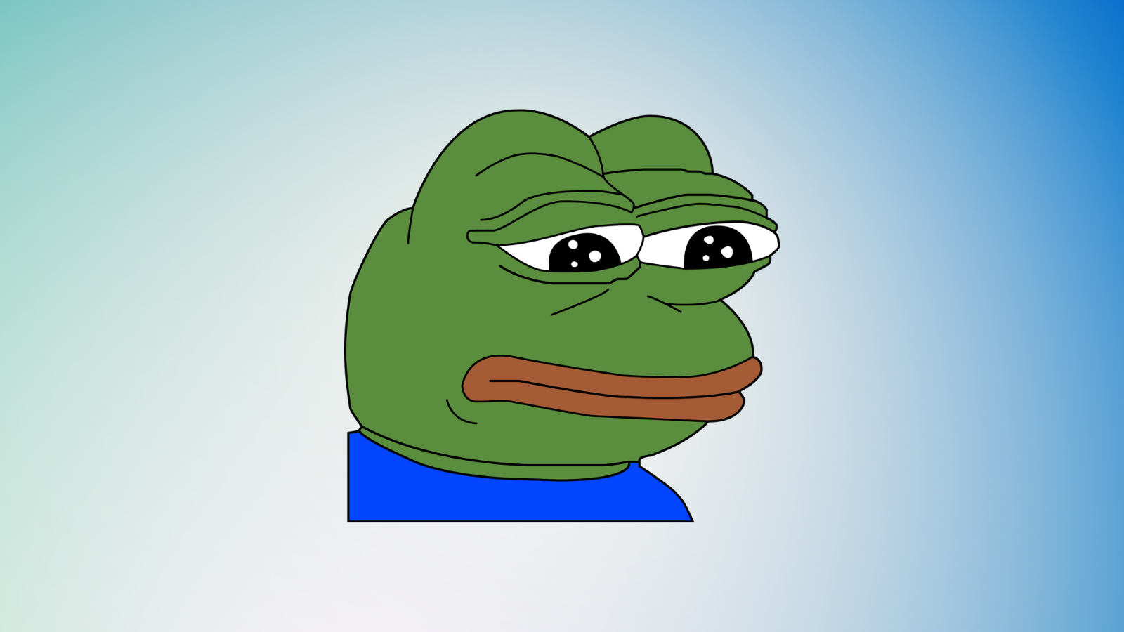 Sad Meme Face Frog