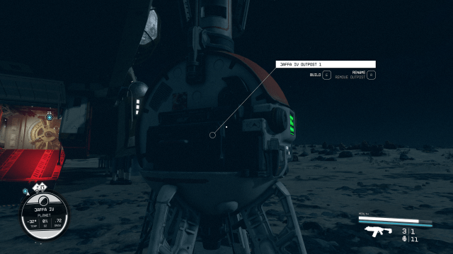 Image of a landing beacon, highlighted on the 'remove' feature.