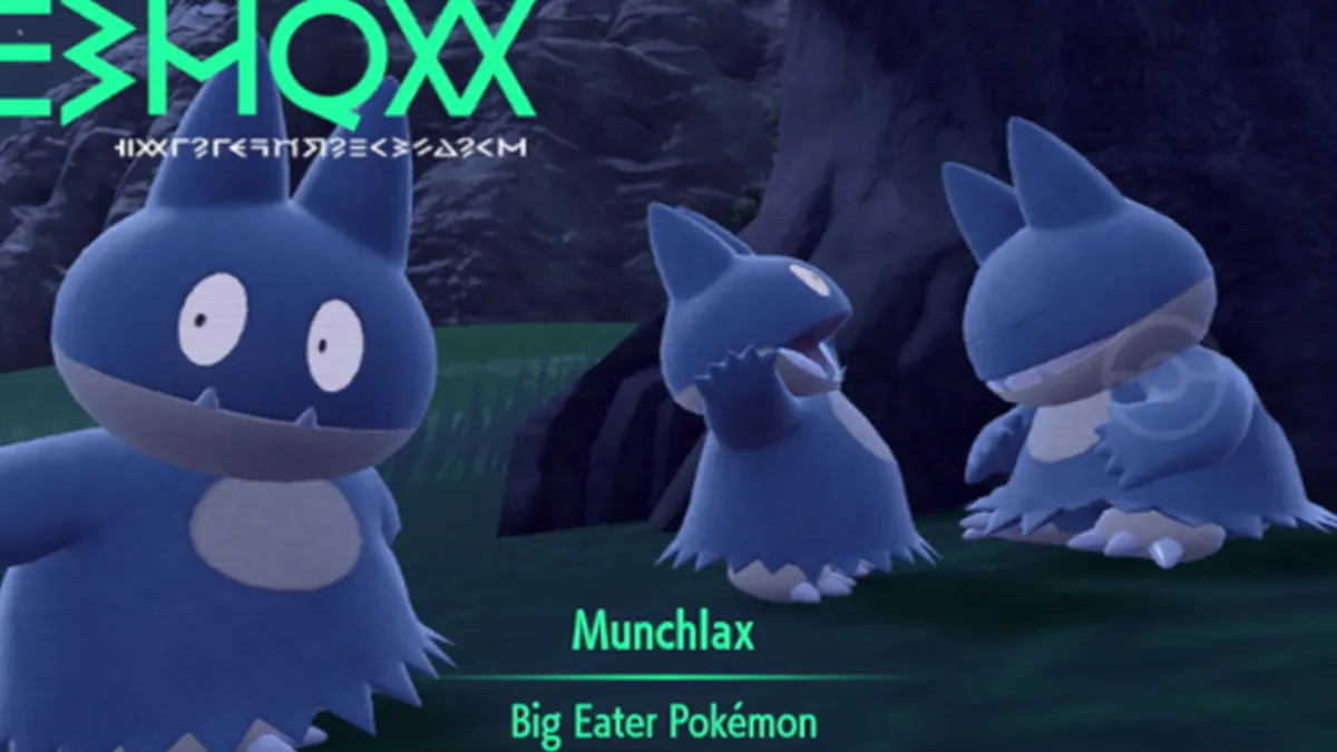 Munchlax in Pokémon Scarlet and Violet