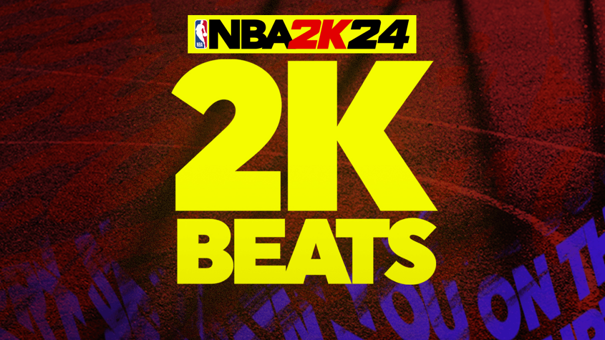 Key art featuring the NBA 2K24 2K Beats logo.