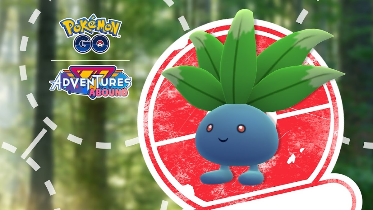 Oddish featured in a special Pokemon Go event.