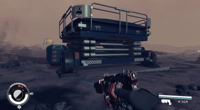 An Outpost Transfer Container in Starfield.