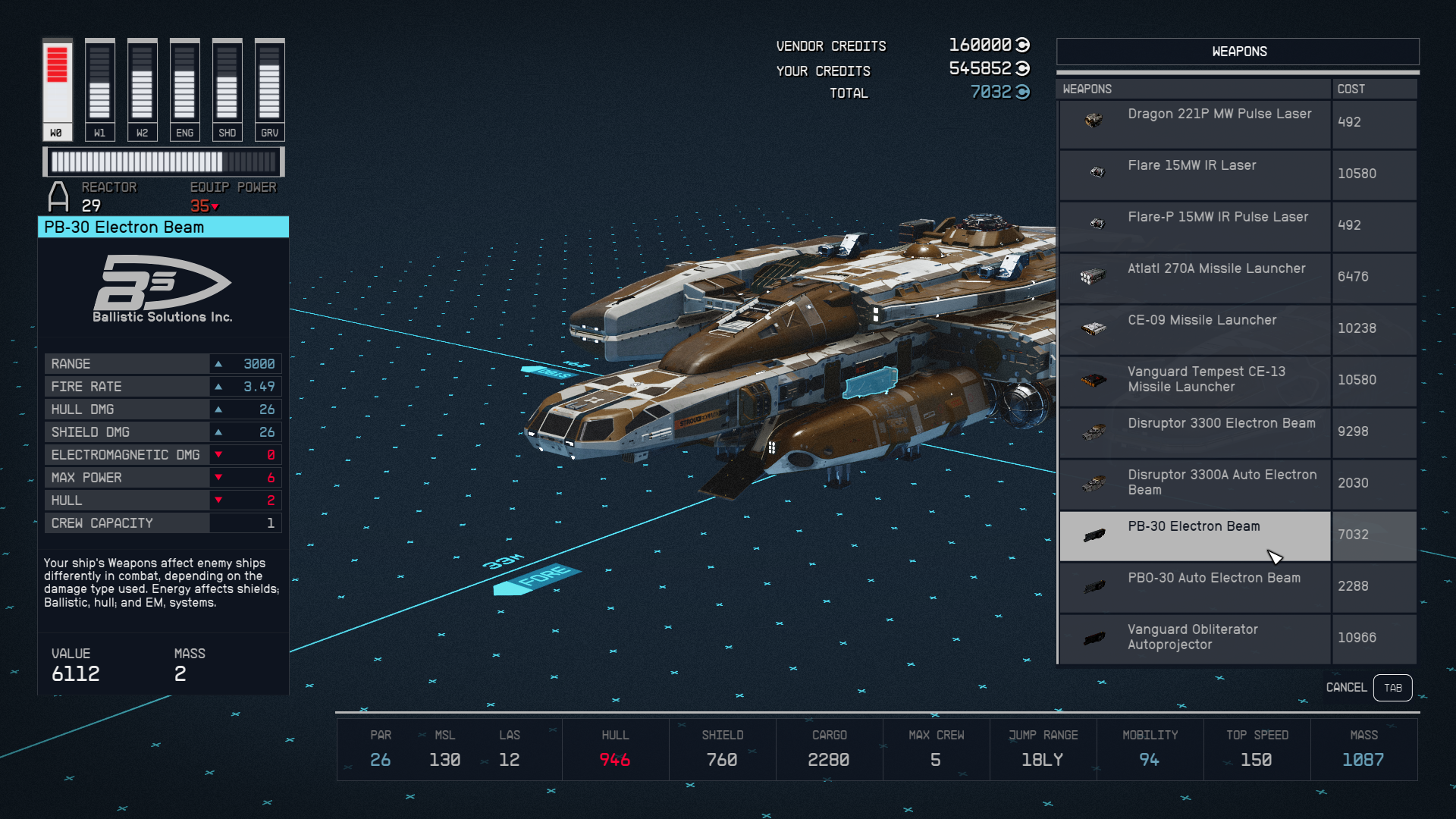 Best ship weapons in Starfield, ranked - Dot Esports