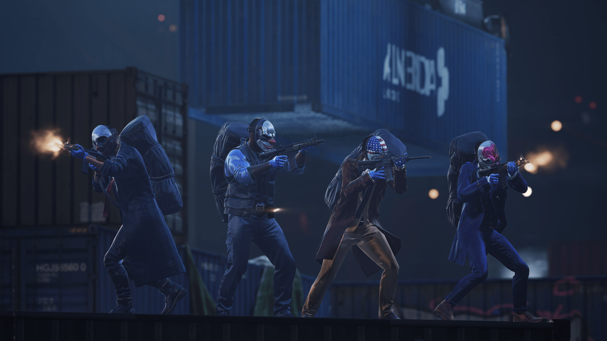 Four Payday 3 characters head out on a mission
