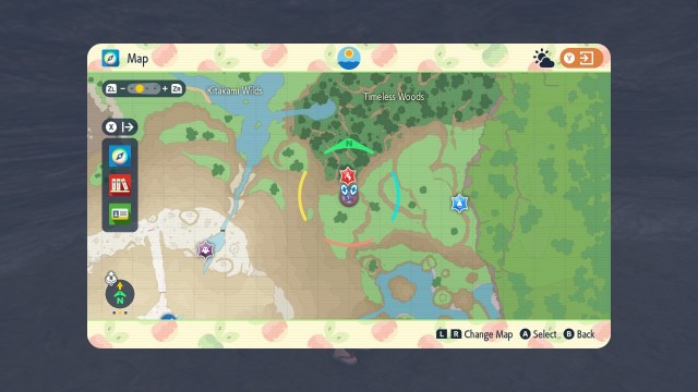 Masterpiece Teacup map location in Pokémon Scarlet and Violet The Teal Mask DLC.