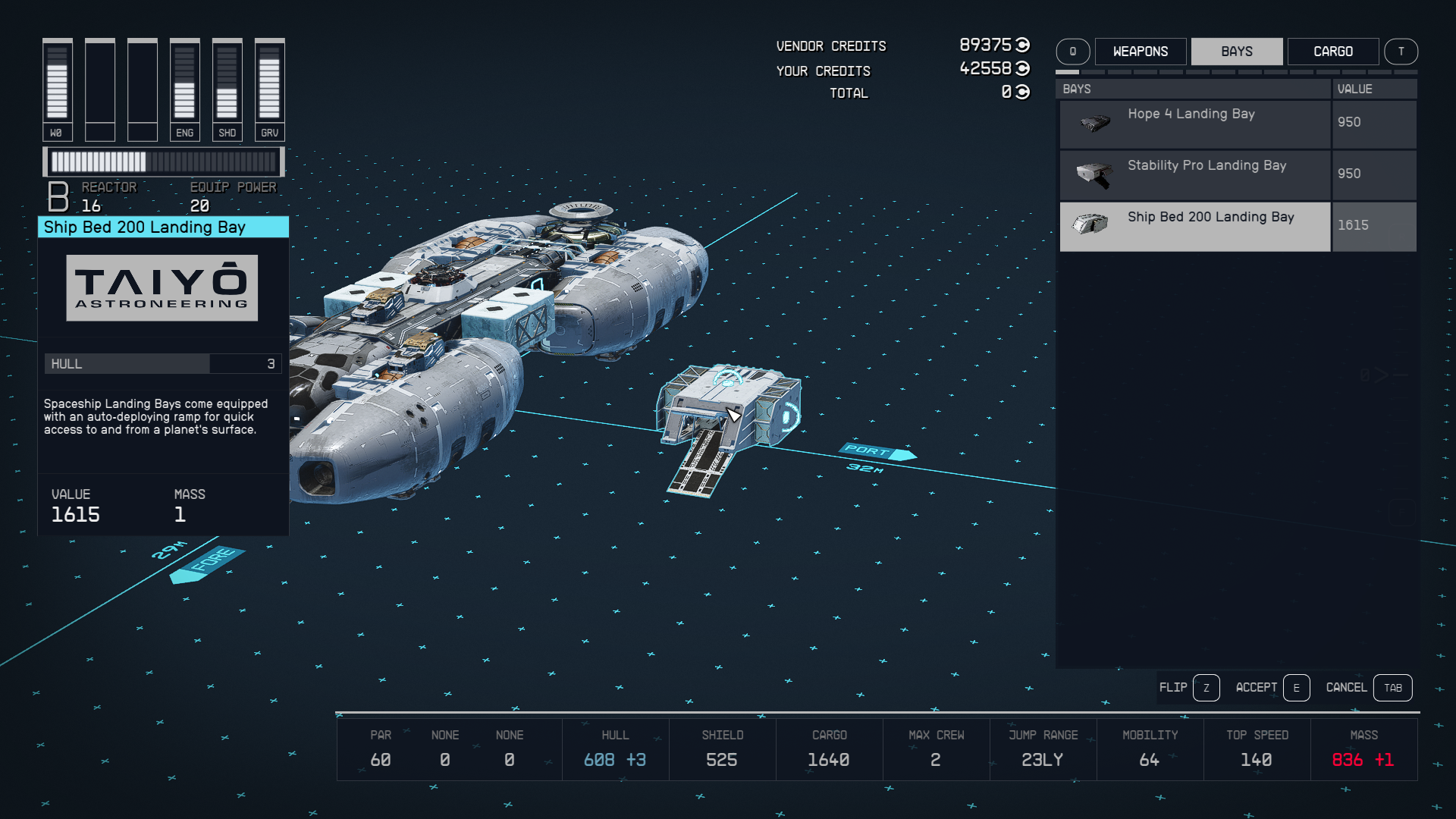 Starfield: Parts List For Shipbuilding—all Ship Parts