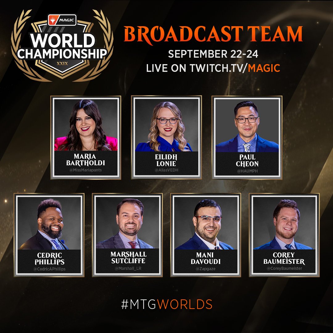 Image of MTG Worlds Championship broadcast team