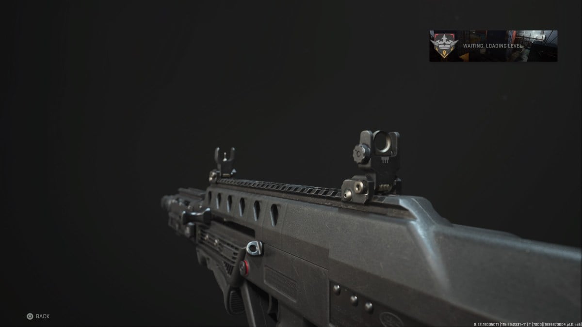 CoD's TR-76 Geist weapon on a dark background.