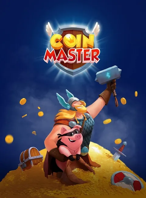 Coin Master art featuring warrior and a pig.