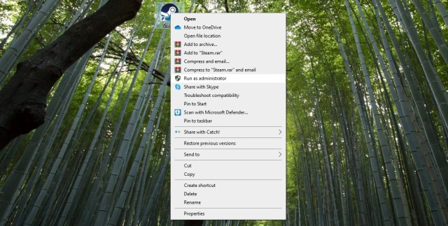 Run Steam as administrator