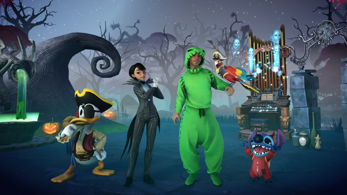 A collection of the items available in the Haunted Holiday Star Path on display.