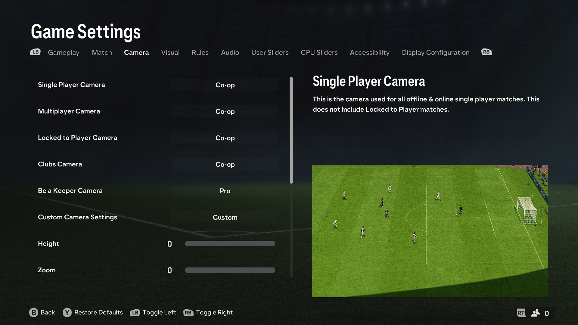 Best Camera Settings For EA FC 24