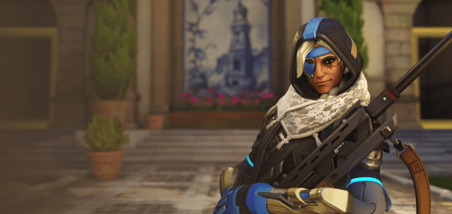 Ana from Overwatch 2 and the Ana Paintball Custom Workshop Code
