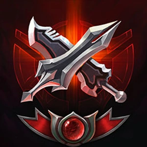 Great Opponent summoner icon featuring two crossed swords from League of Legends. 