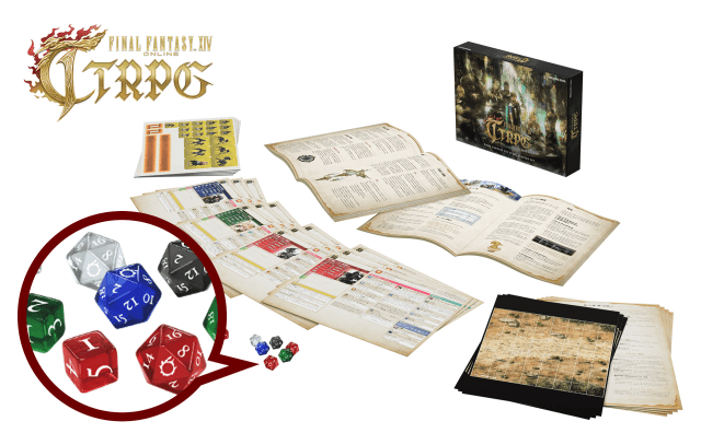 Image showing the starter set for the FFXIV TTRPG.