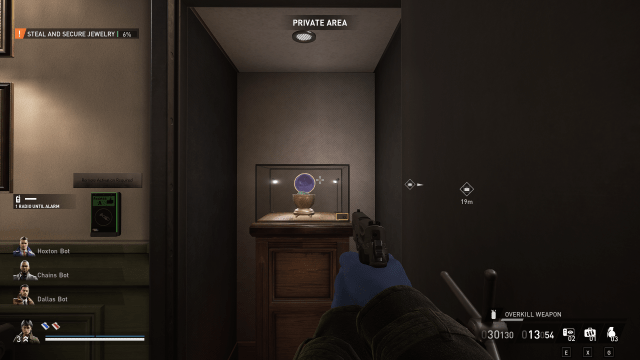 Displays the opened vault in Dirty Ice (Payday 3).